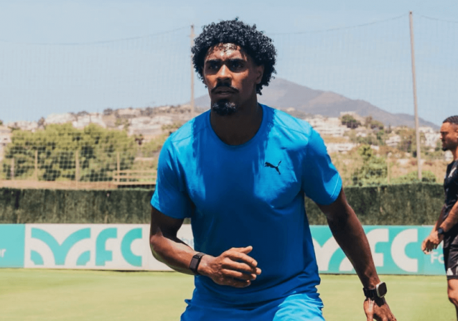 Thierry entrenándose en Marbella