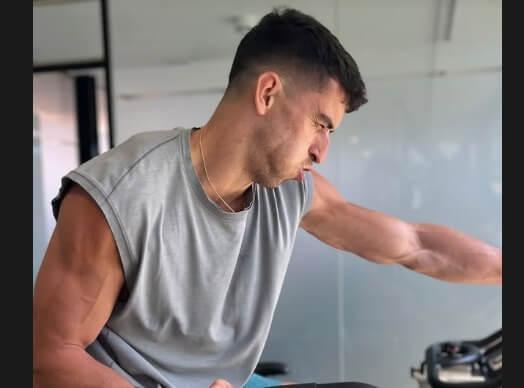 Marc Roca, en el gimnasio.