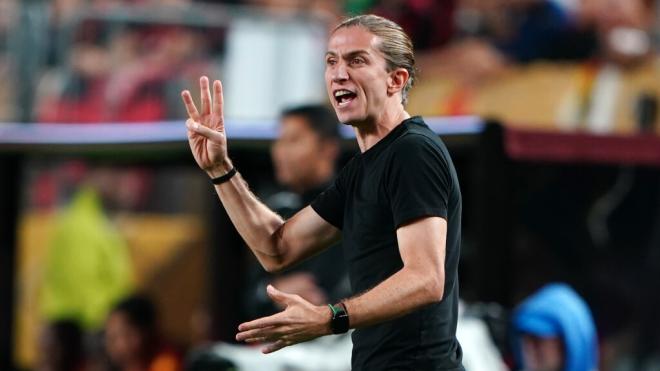 Filipe Luis, en el Flamengo - ES Tunis (Foto: EFE)