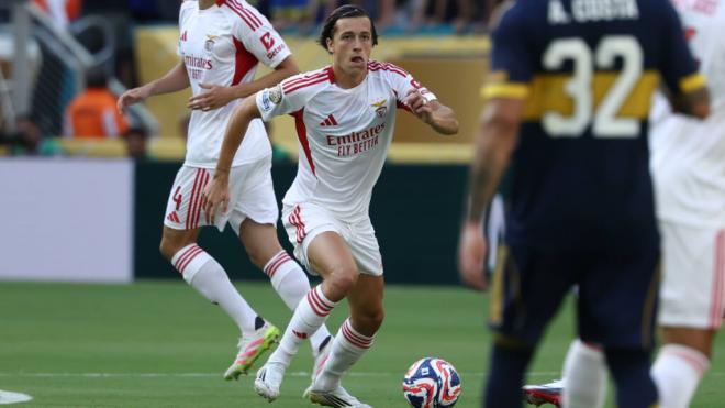 Álvaro Carreras con el Benfica (Cordon Press)