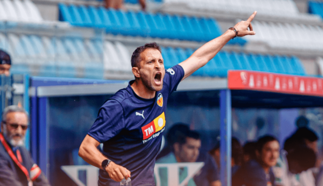 Óscar Sánchez, técnico del VCF Juvenil