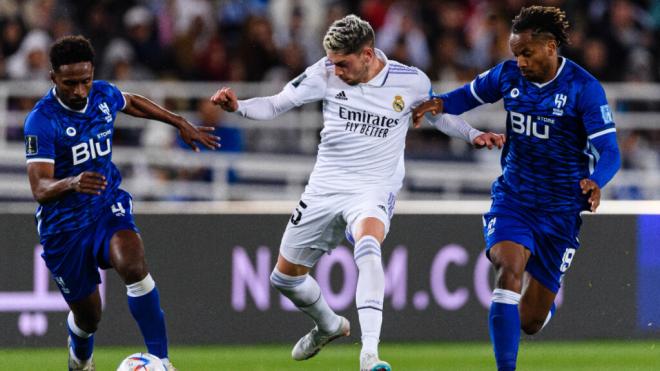 Fede Valverde, en el pasado Real Madrid - Al Hilal (foto: Cordon Press).