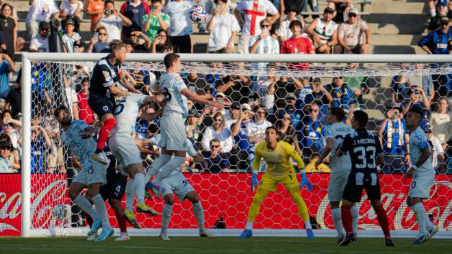 El gol de Sergio Ramos ante el Inter de Milán (Foto: Cordon Press)