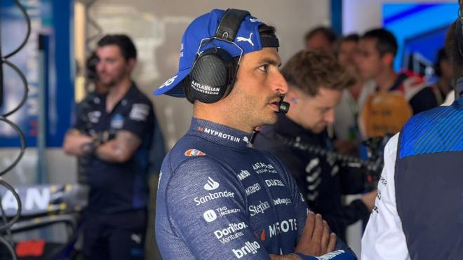 Carlos Sainz, durante el Gran Premio de Canadá de F1 (Foto: Williams Racing).