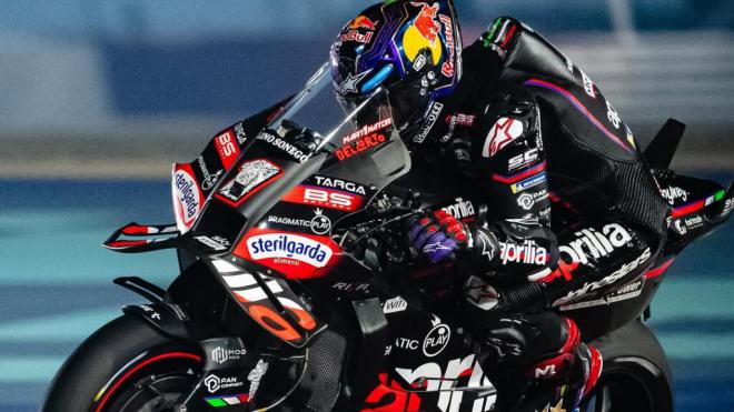 Jorge Martín, durante el Gran Premio de Qatar (Foto: @89jorgemartin).