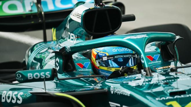 Fernando Alonso, en el Gran Premio de Canadá (Foto: Aston Martin).