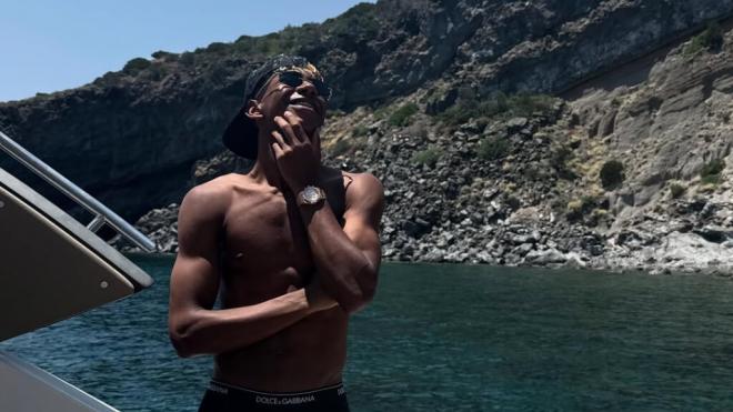 Lamine Yamal, de vacaciones (Instagram: @lamineyamal)