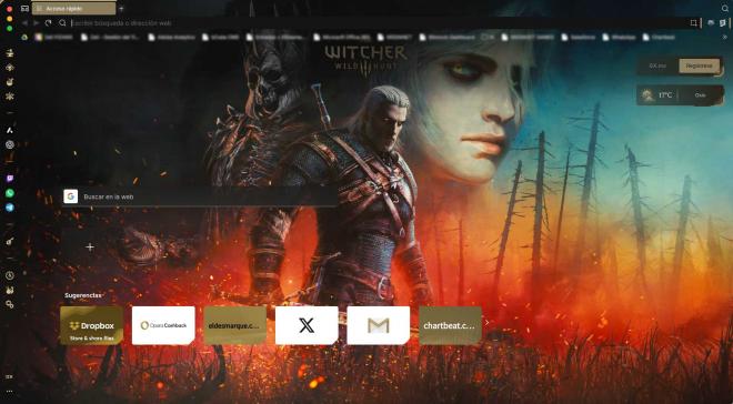 Opera GX - The Witcher 3