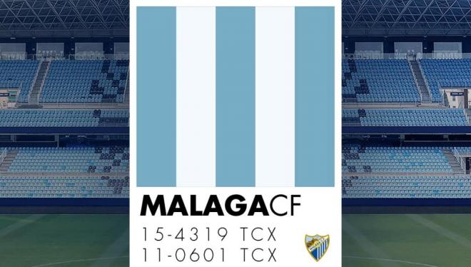 Las pistas de la nueva camiseta 2025/26 (Foto: Málaga CF).