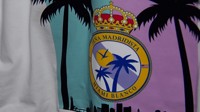 El escudo de la peña madridista en Miami (ElDesmarque)