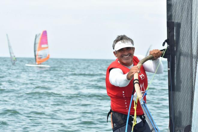 El windsurfista andaluz Jaime Andrés.