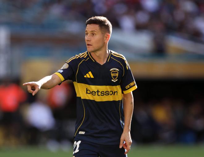 Ander Herrera, en un partido de Boca Juniors (FOTO Cordón Press).
