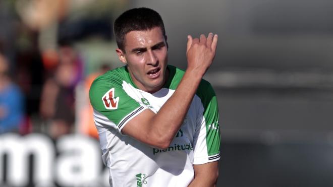Jon Karrikaburu, en el Racing de Santander (Foto: LALIGA).