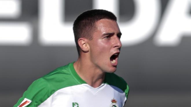 Jon Karrikaburu, en el Racing de Santander (Foto: LALIGA).