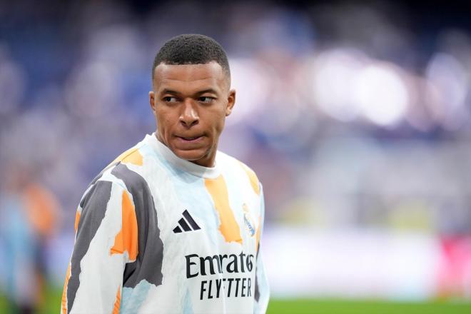 Kylian Mbappé, en un partido con el Real Madrid (Europa Press)