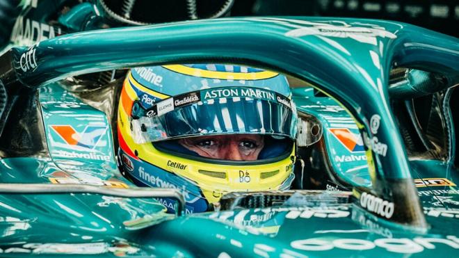 Fernando Alonso, durante el Gran Premio de Canadá (Foto: Aston Martin).