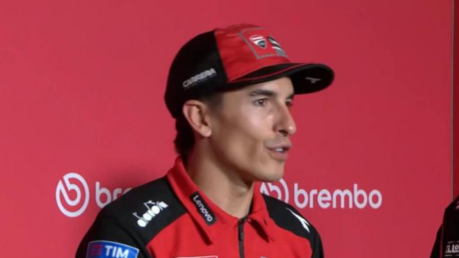Marc Márquez, durante la rueda de prensa del GP de Italia (Foto: MotoGP).