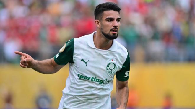 Flaco López celebra el gol en el Palmeiras-Al Ahly (foto: Cordon Press).