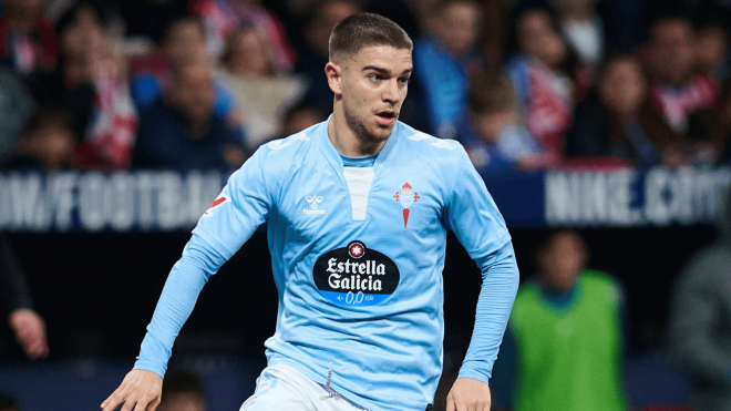 Sergio Carreira, en un partido del Celta (Foto: Cordon Press).