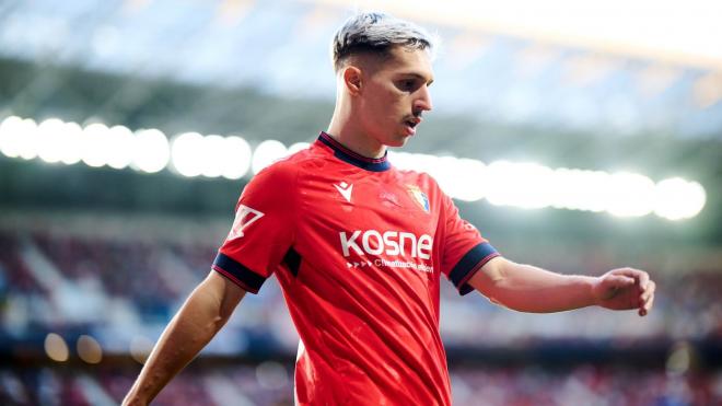 Bryan Zaragoza, con Osasuna (Foto: LALIGA).