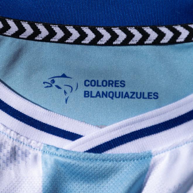 Detalle de la nueva camiseta. (Foto: Málaga CF)