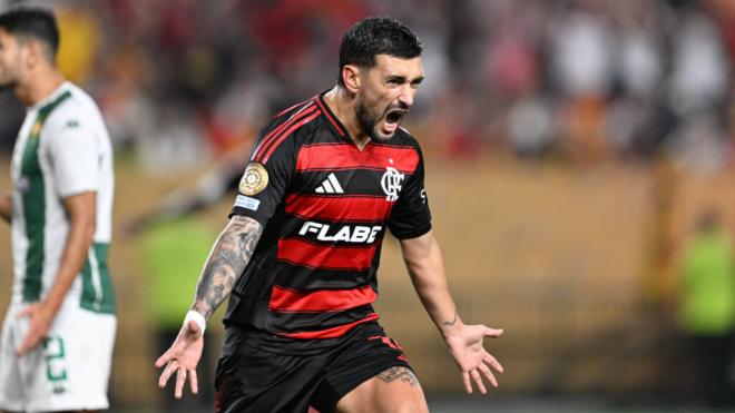 Giorgian de Arrascaeta celebra un gol en el Mundial de Clubes (Cordon Press)