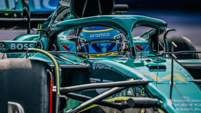 Fernando Alonso, durante el Gran Premio de Canadá (Foto: Aston Martin).