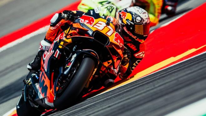 Pedro Acosta, en el Gran Premio de Aragón (Foto: KTM).