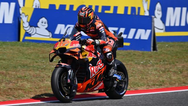 Maverick Viñales, durante la Practica de MotoGP en Mugello (Foto: Michelin).