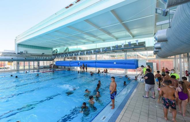 La piscina del complejo deportivo del Tiro Línea en Sevilla.