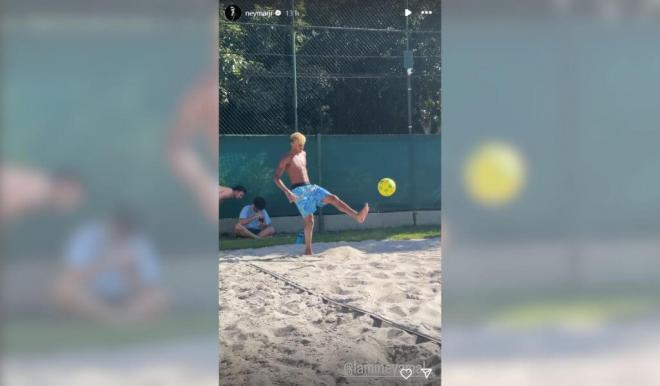Lamine Yamal en Río de Janeiro con Neymar (Foto: redes sociales)