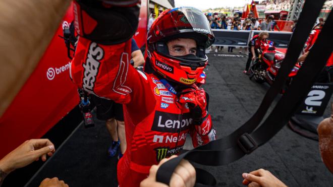 Marc Márquez, en el Gran Premio de Italia en Mugello (Foto: Ducati).