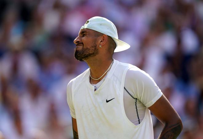 Nick Kyrgios se lamenta durante un partido (Foto: Cordon Press).