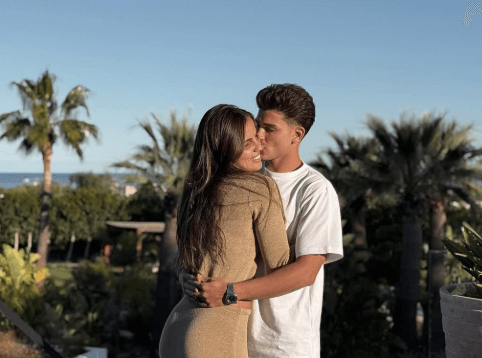 Julián Álvarez y Emilia Ferrero (Foto: Instagram)
