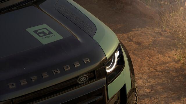Así luce el Defender 110 Trophy Edition en verde.