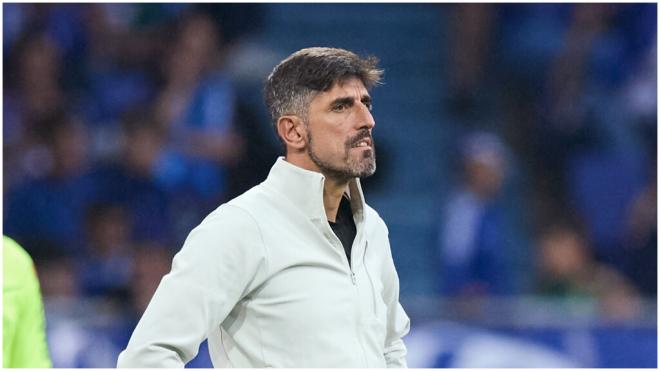 Veljko Paunović, durante la final del playoff ante el Mirandés. (Foto: Europa Press)