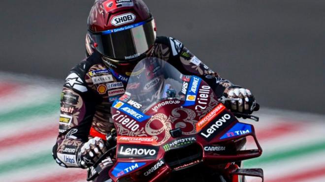 Marc Márquez, durante el GP de Italia (Foto: Michelin).