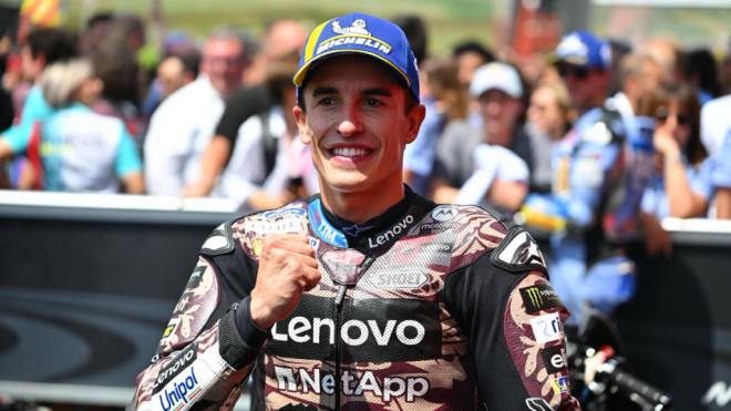 Marc Márquez, durante el GP de Italia (Foto: Michelin).