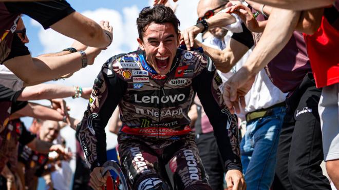Marc Márquez, en el Gran Premio de Italia (Foto: Ducati).
