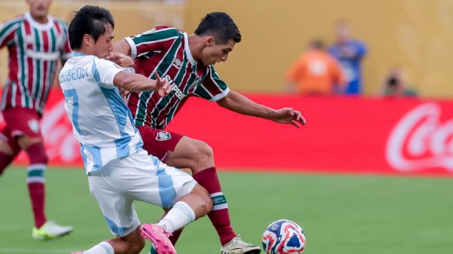 Kevin Serna y Seungbeom Ko en el Fluminense - Urlsan (Fuente: EFE).
