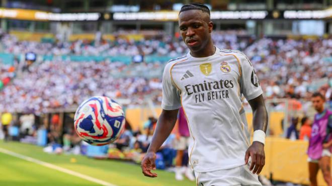 Vinicius Jr durante el partido ante el Al-Hilal (Fuente: EFE)