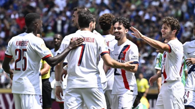 Los jugadores del PSG celebran un gol (Foto: PSG)