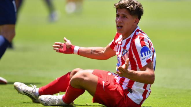 Giuliano Simeone, durante un partido (Foto: Cordon Press)
