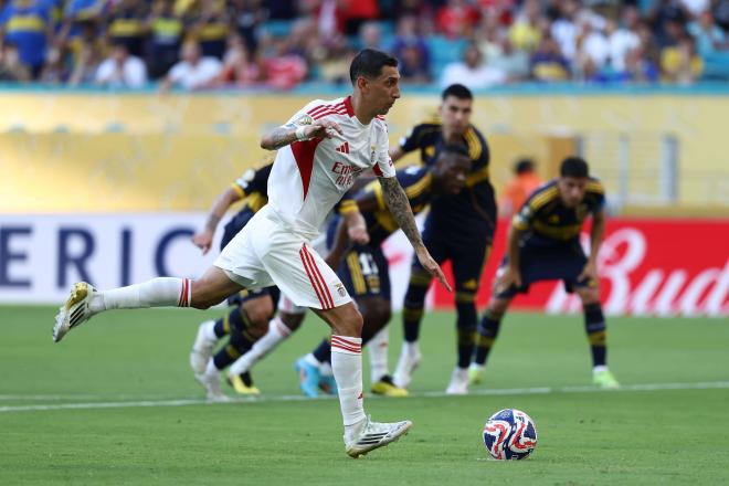 Ángel Di María marcando en el Mundial de Clubes (Europa Press)