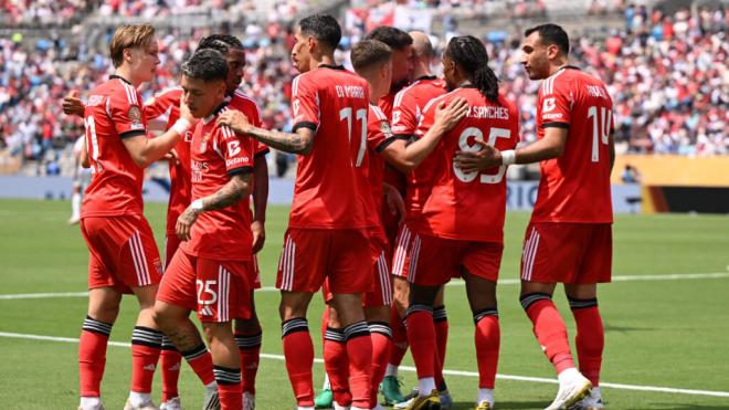 Los jugadores del Benfica quieren sorprender al Chelsea (Foto: Cordon Press)