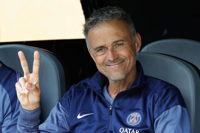 Luis Enrique en el banquillo del Mundial de Clubes (EFE)
