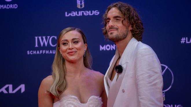 Paula Badosa y Tsitsipas en los Premios Laureus (Cordon Press)
