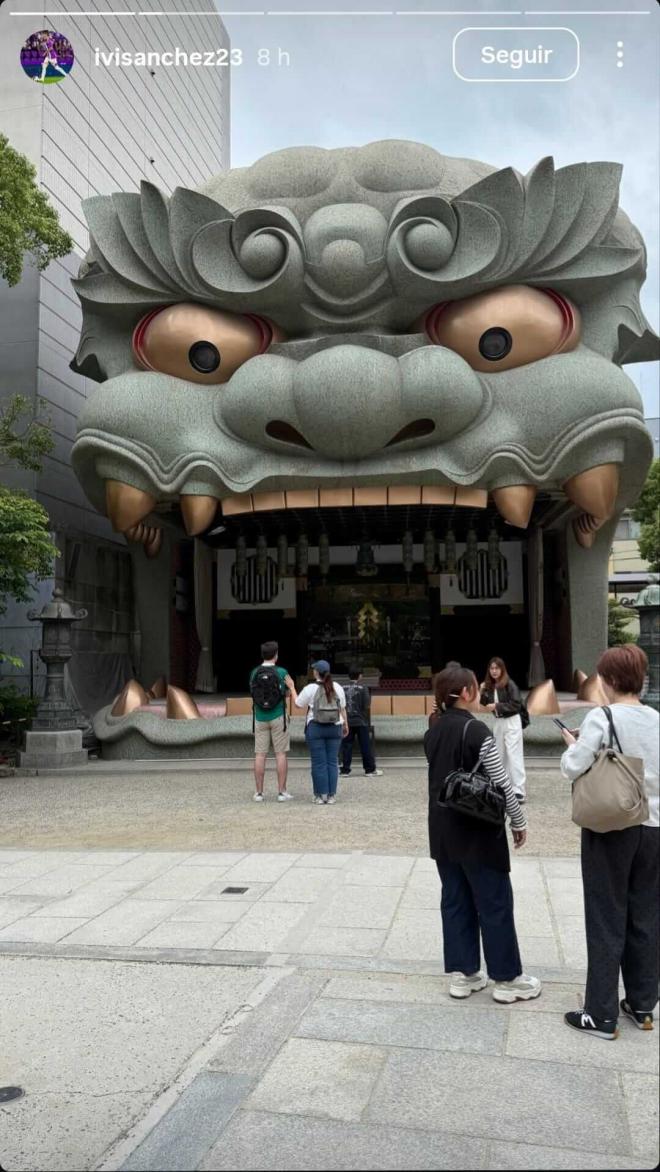 Iván Sánchez ha viajado a Kioto, Japón