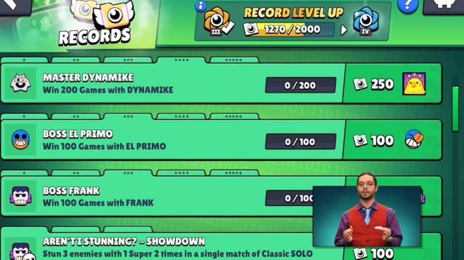 Los Récords (Registros) llegan a Brawl Stars