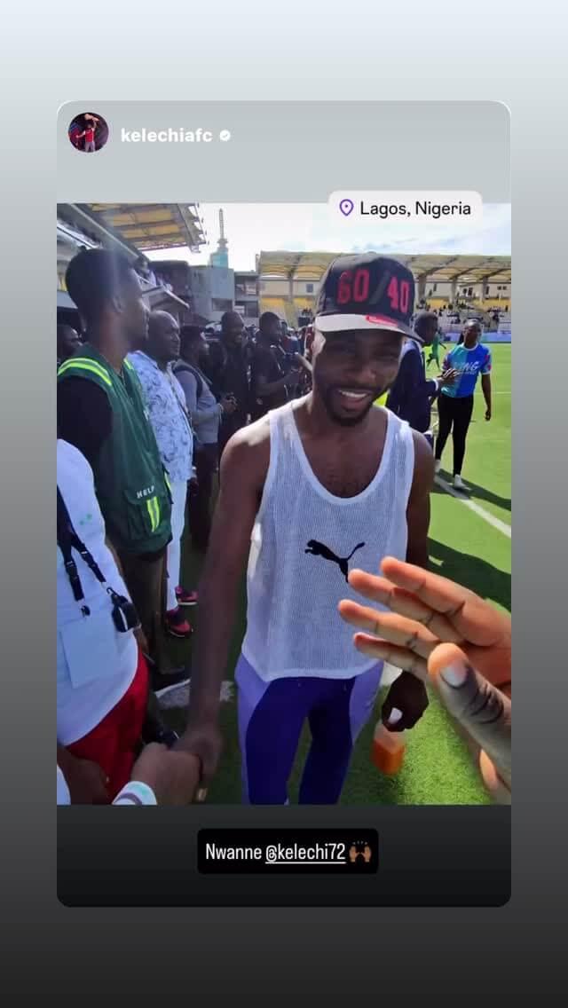El cambio físico de Kelechi Iheanacho.